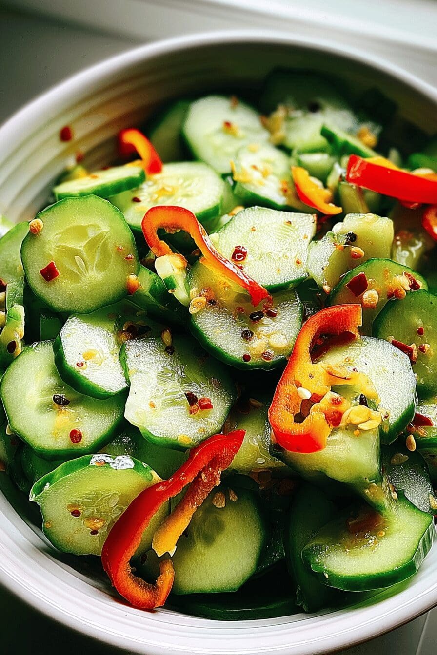 Cucumber Pepper Salad
