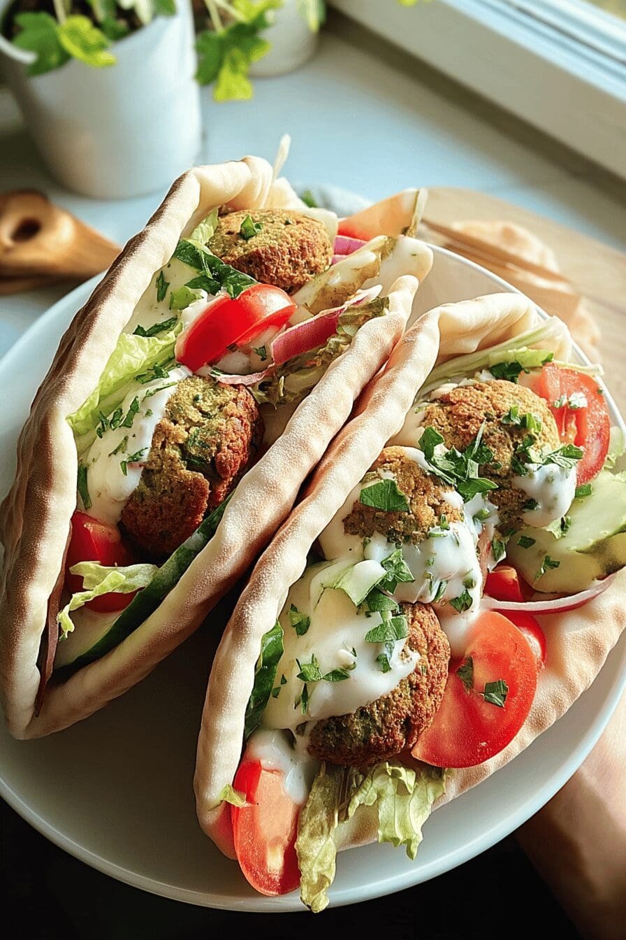 Falafel Pita Sandwich