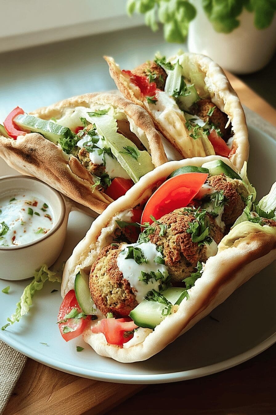 Falafel Pita Sandwich