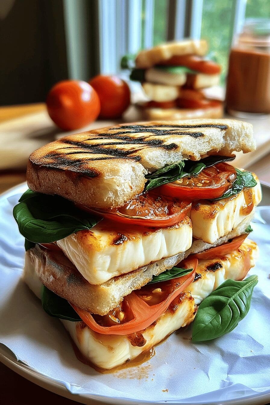 Grilled Halloumi Sandwich
