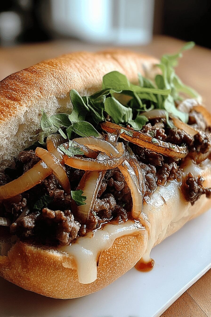 Minced Beef Sandwich