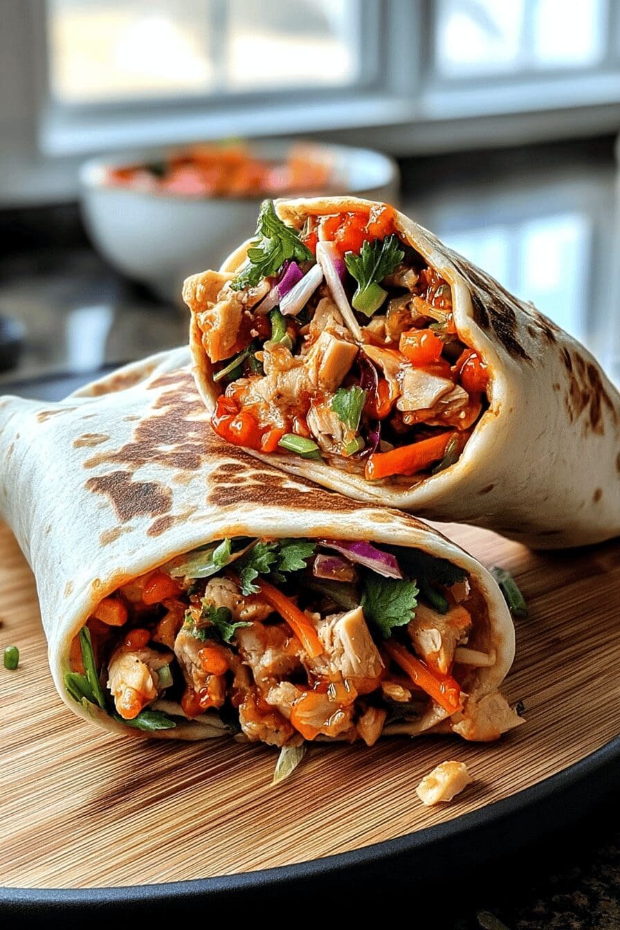 Sweet Chili Chicken Wrap Sandwich