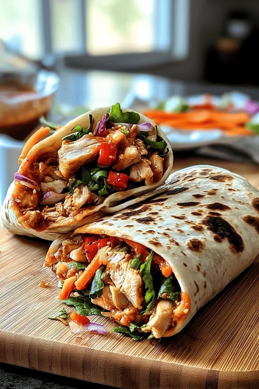Sweet Chili Chicken Wrap Sandwich