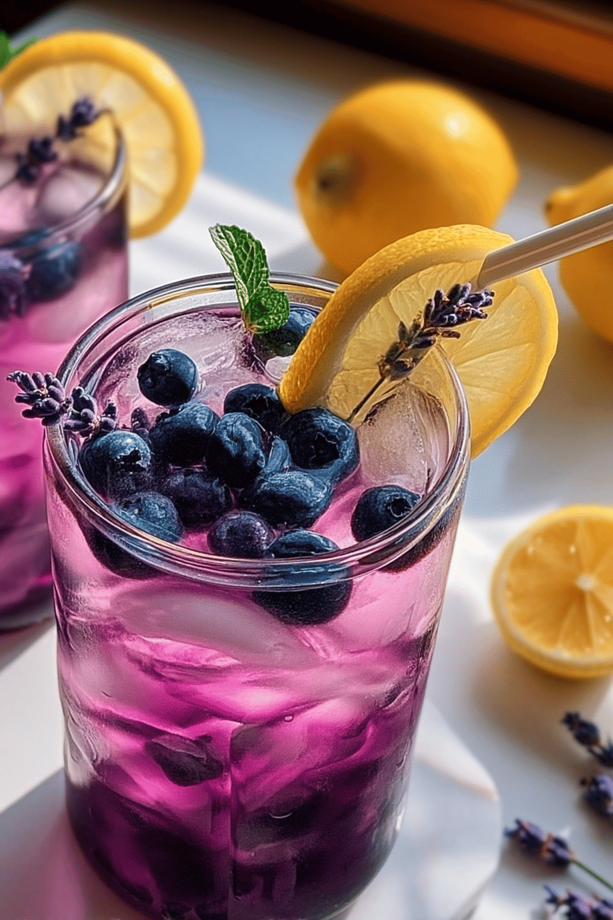 blueberry lavender lemonade