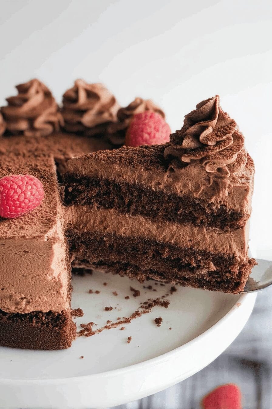 chocolate mousse cake