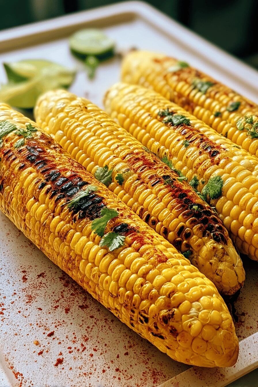 fathers day grilled corn on the cob