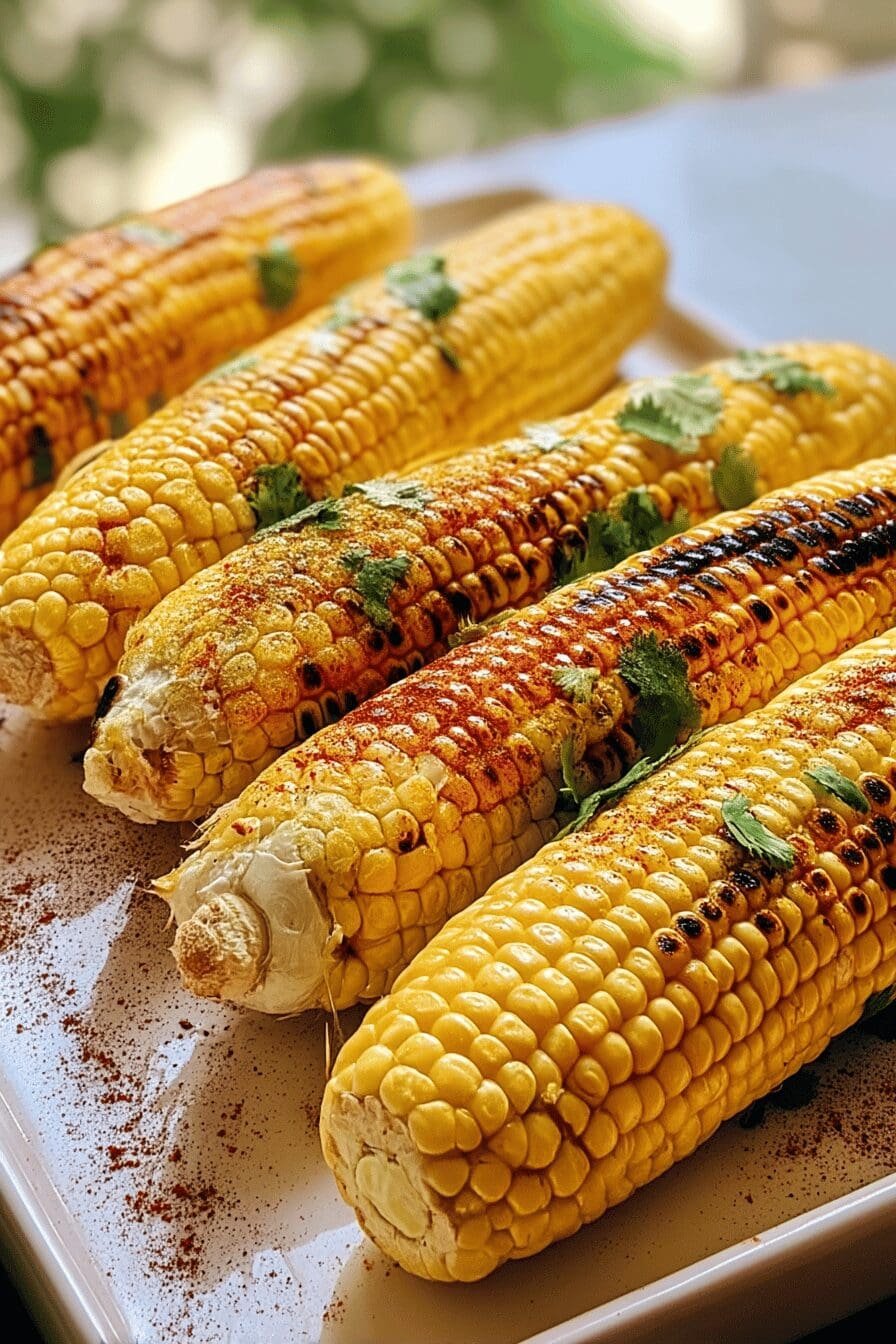 fathers day grilled corn on the cob