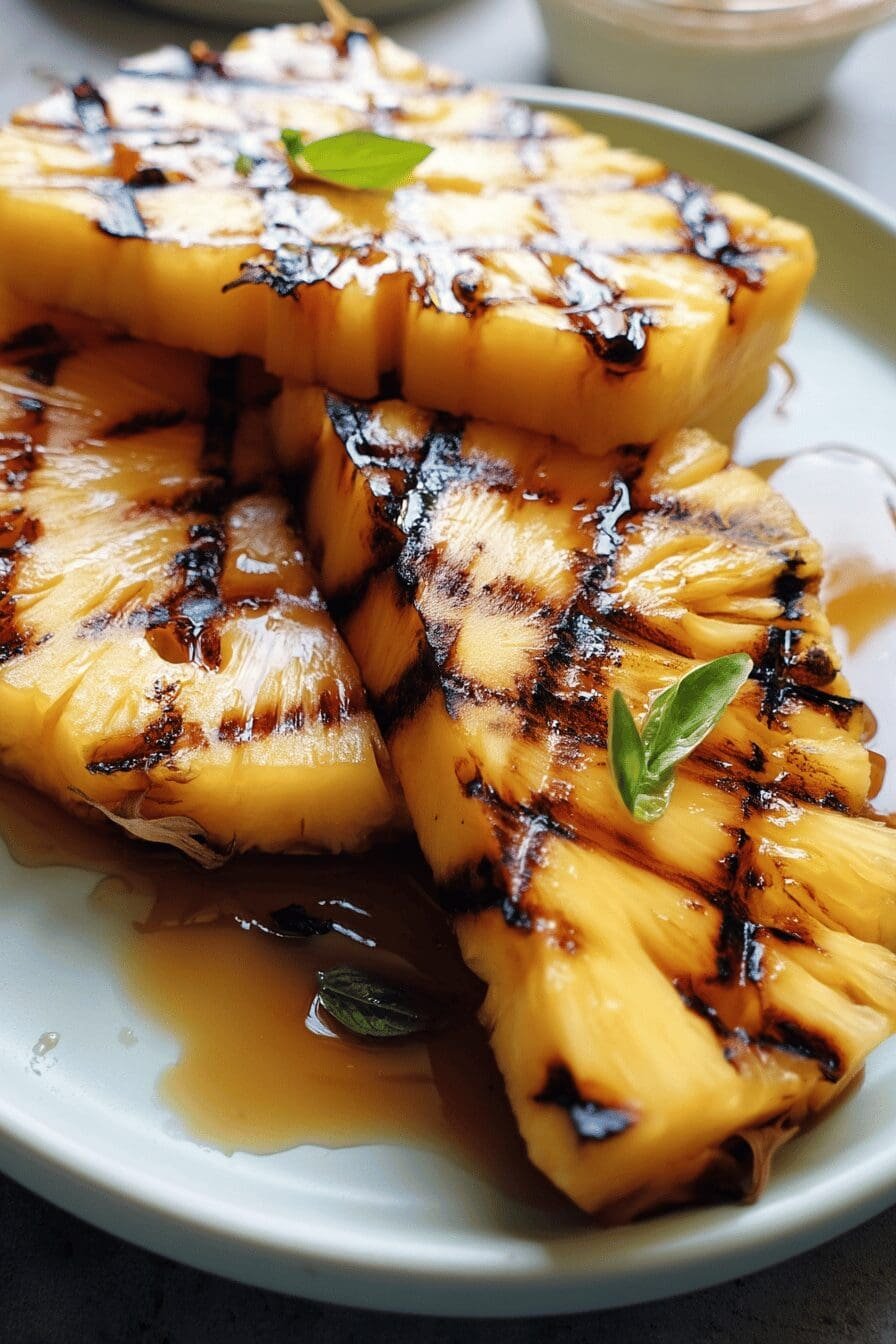fathers day grilled pineapple