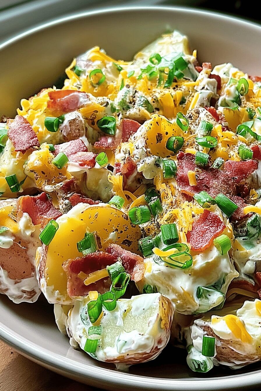 fathers day loaded baked potato salad