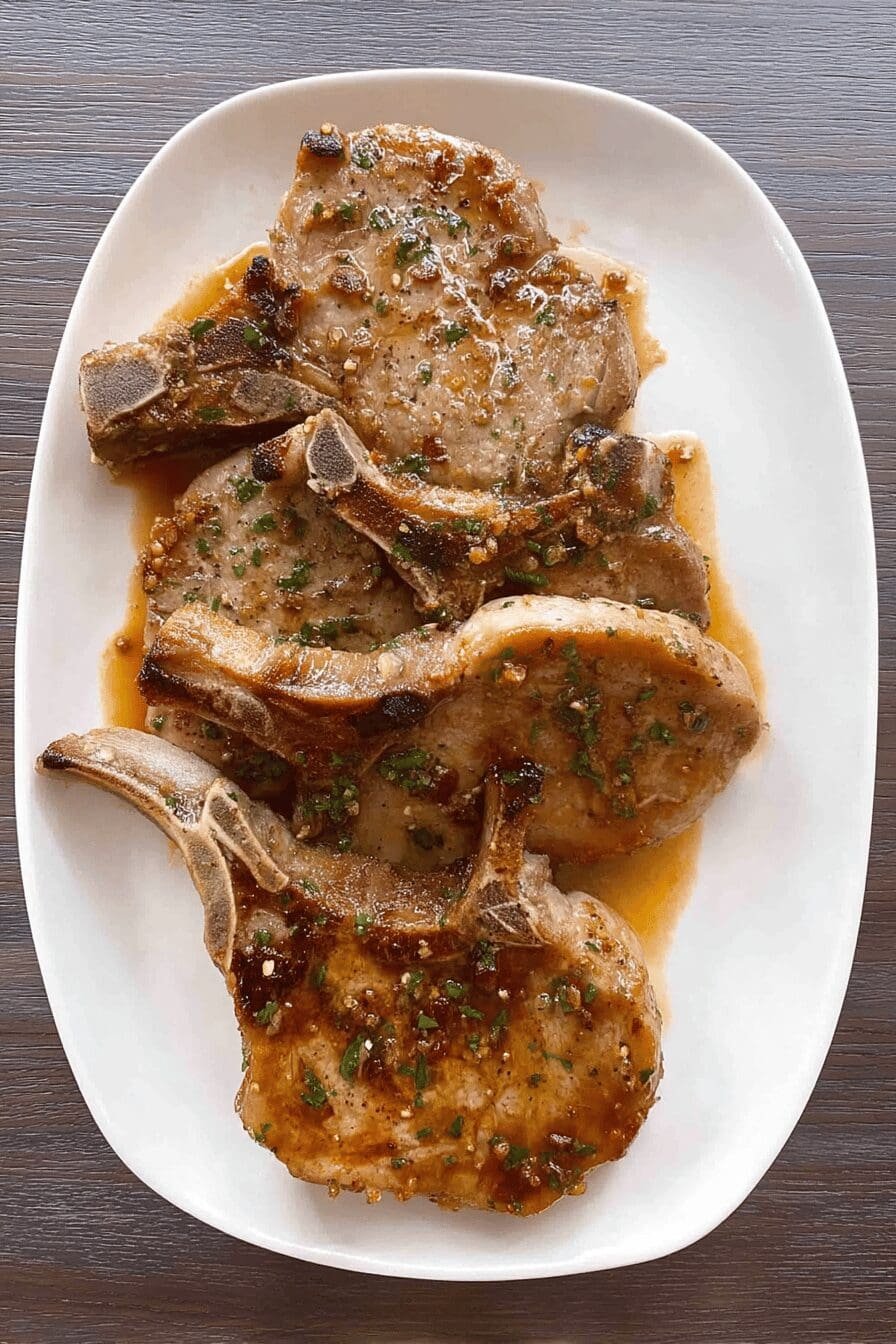 honey garlic pork chops