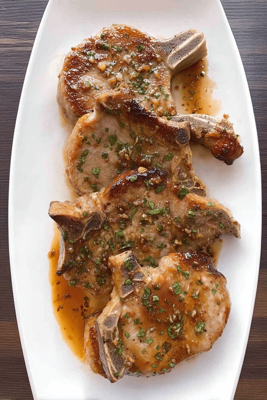 honey garlic pork chops