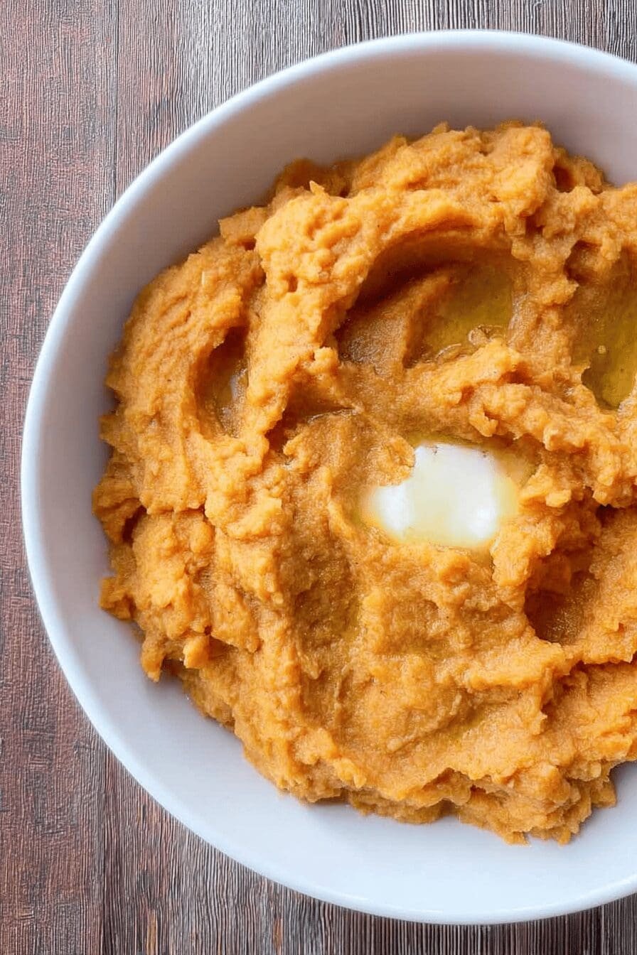 mashed sweet potatoes