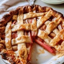 old fashioned rhubarb pie recipe