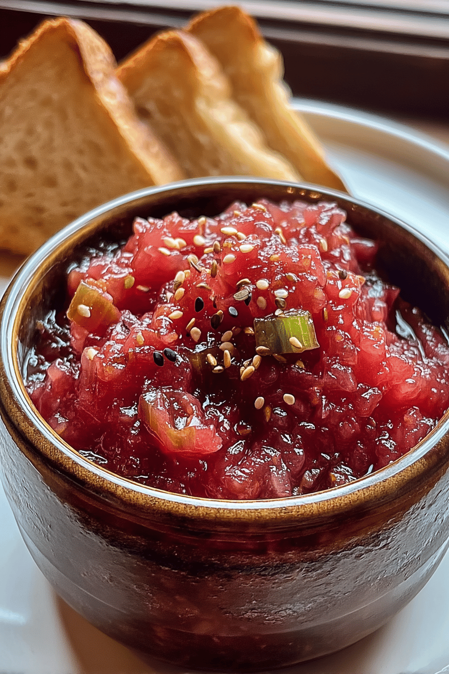 rhubarb chutney