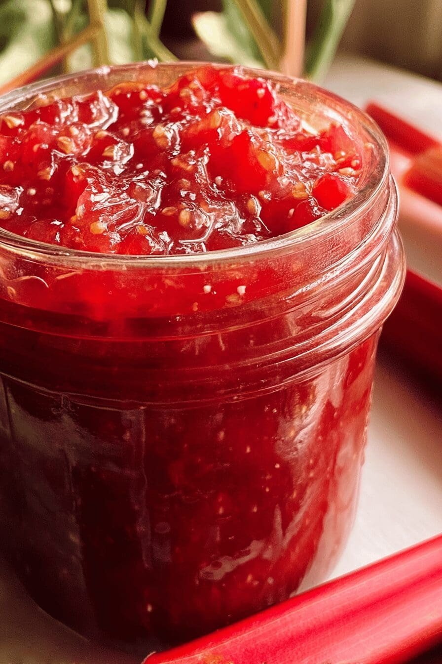 rhubarb jam