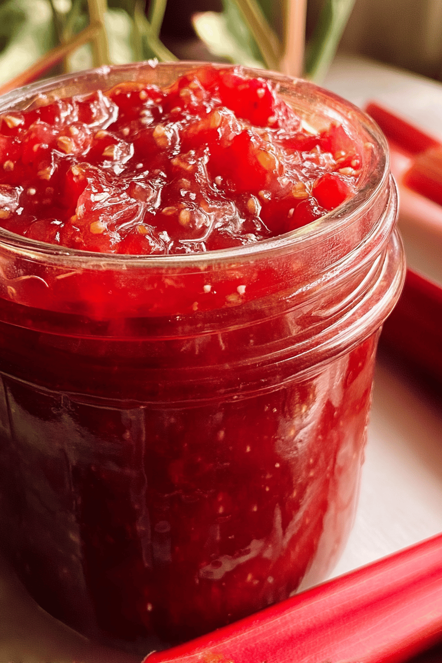 rhubarb jam