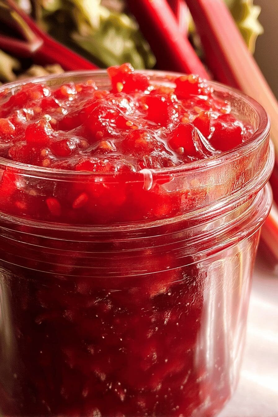 rhubarb jam