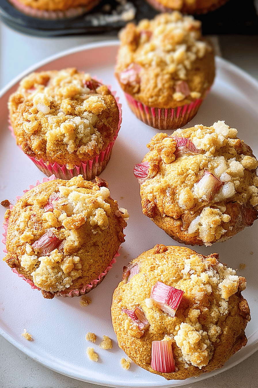 rhubarb muffins