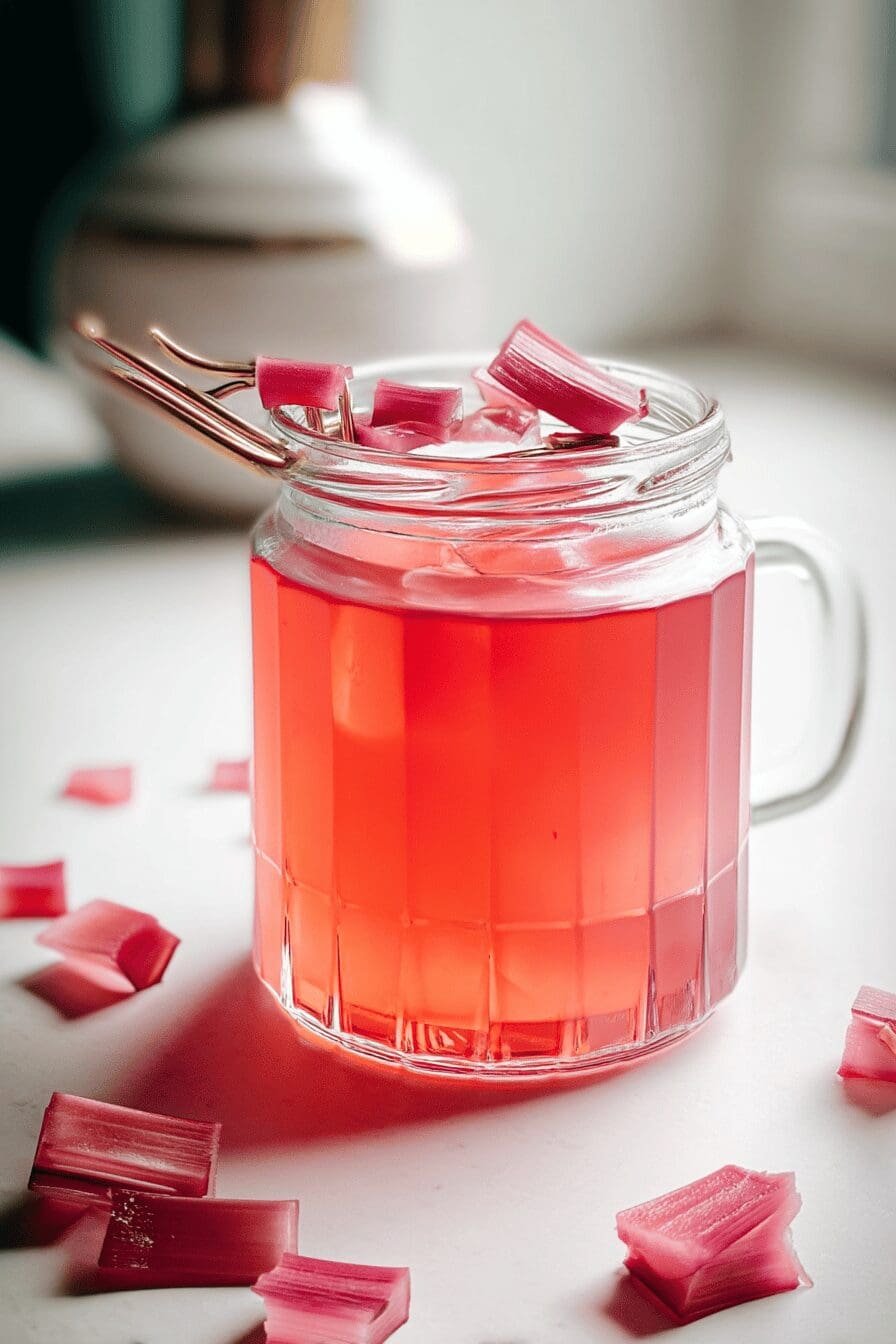 rhubarb syrup recipe