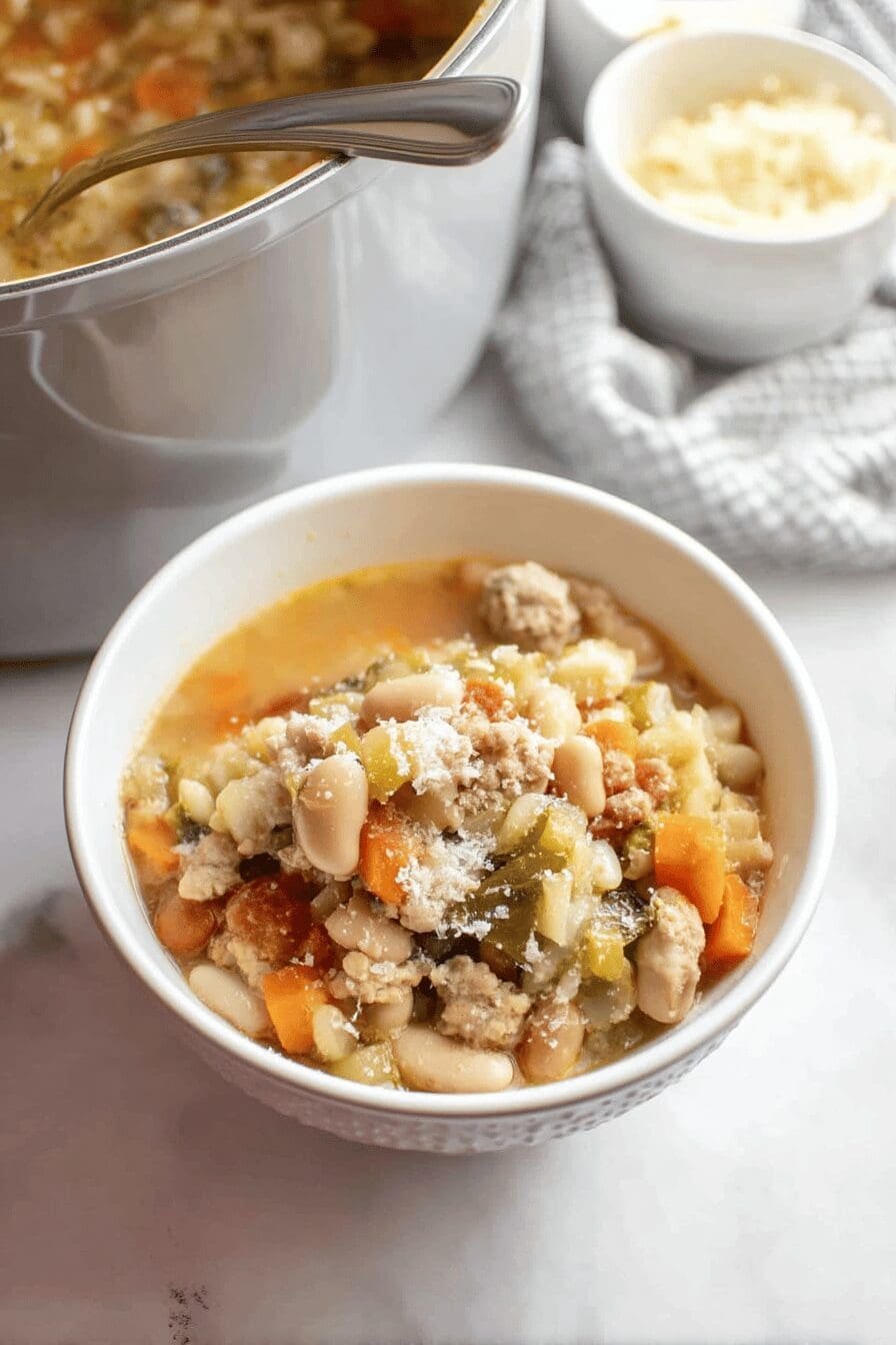 sausage and bean minestrone