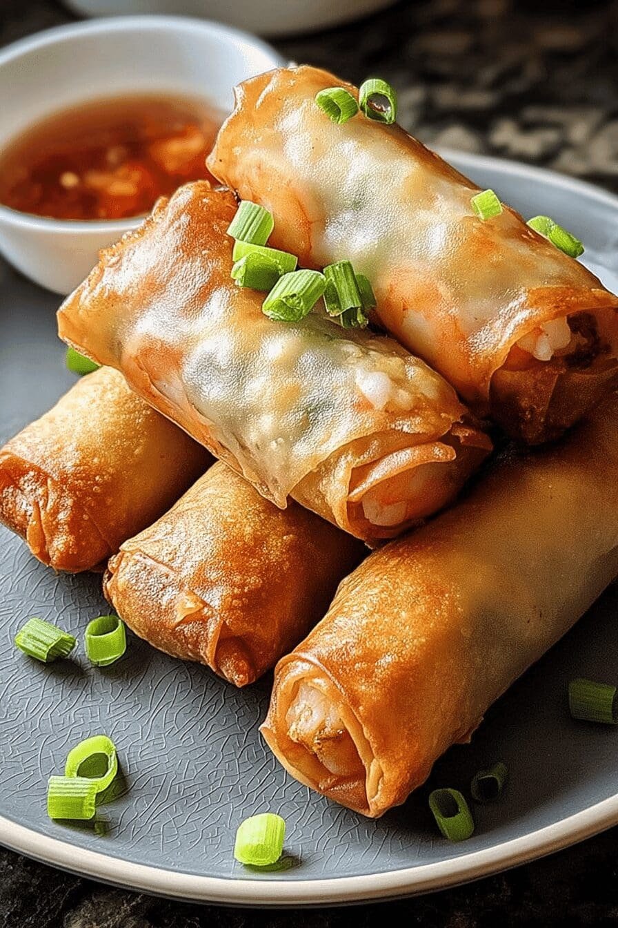 shrimp and cabbage egg rolls