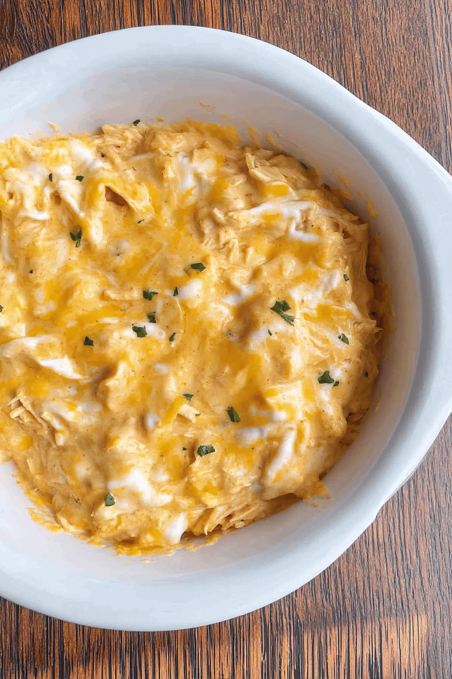 slow cooker buffalo chicken dip