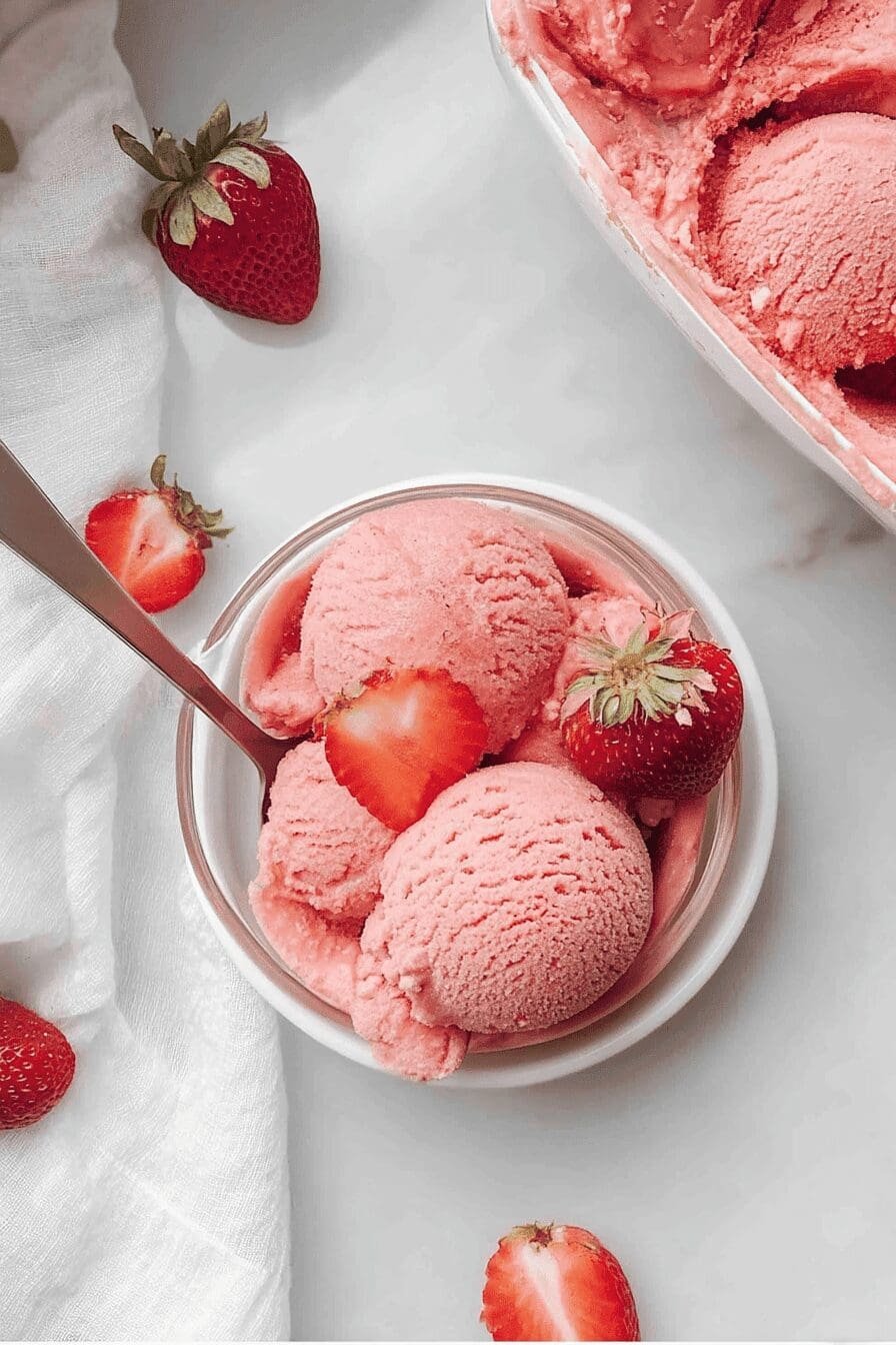 strawberry gelato