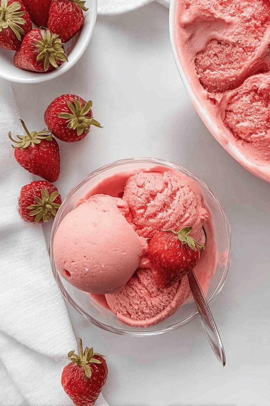 strawberry gelato