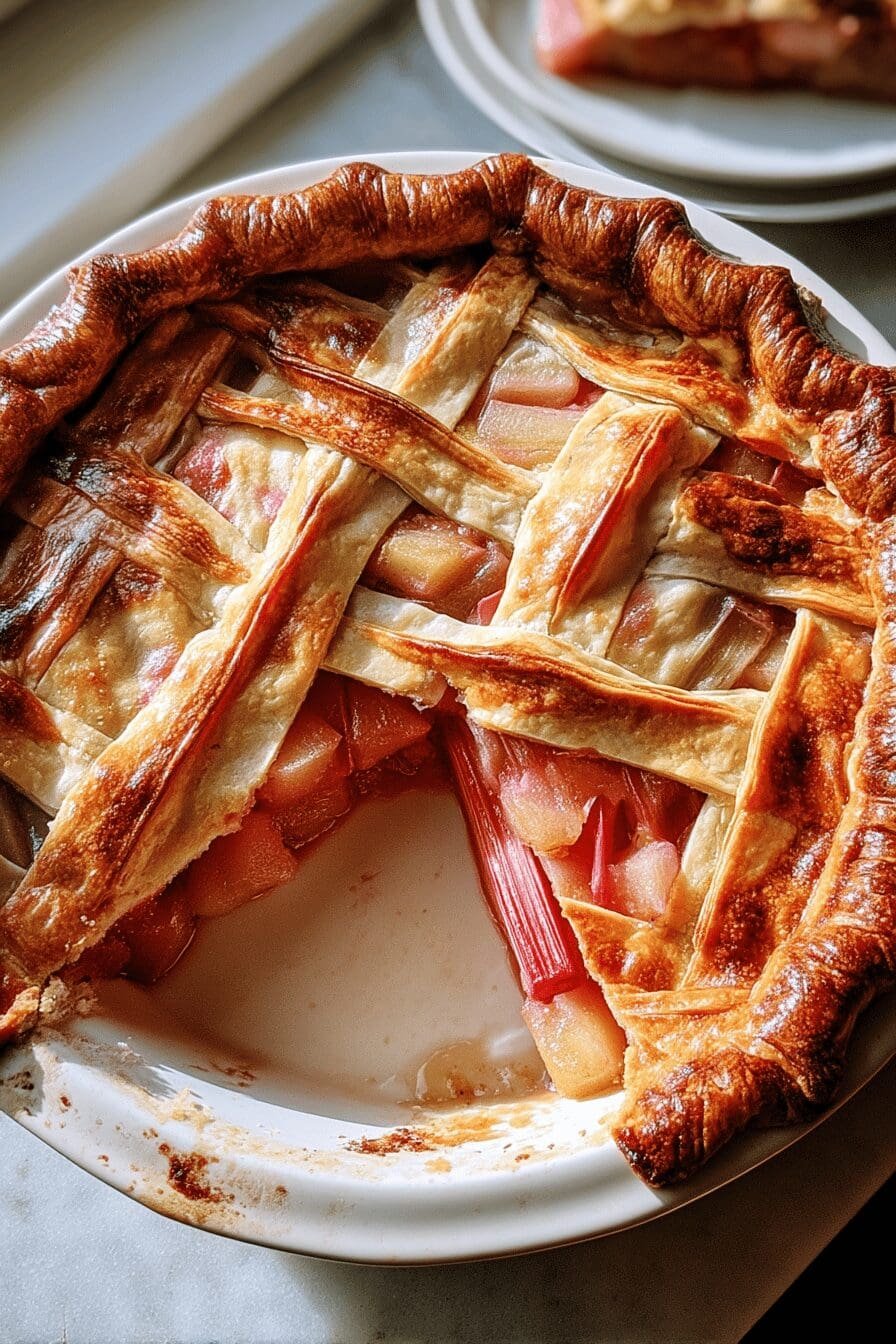 strawberry rhubarb crisp