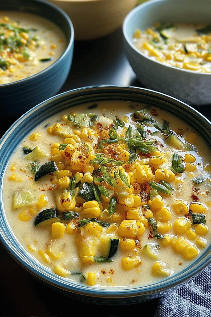 zucchini corn chowder