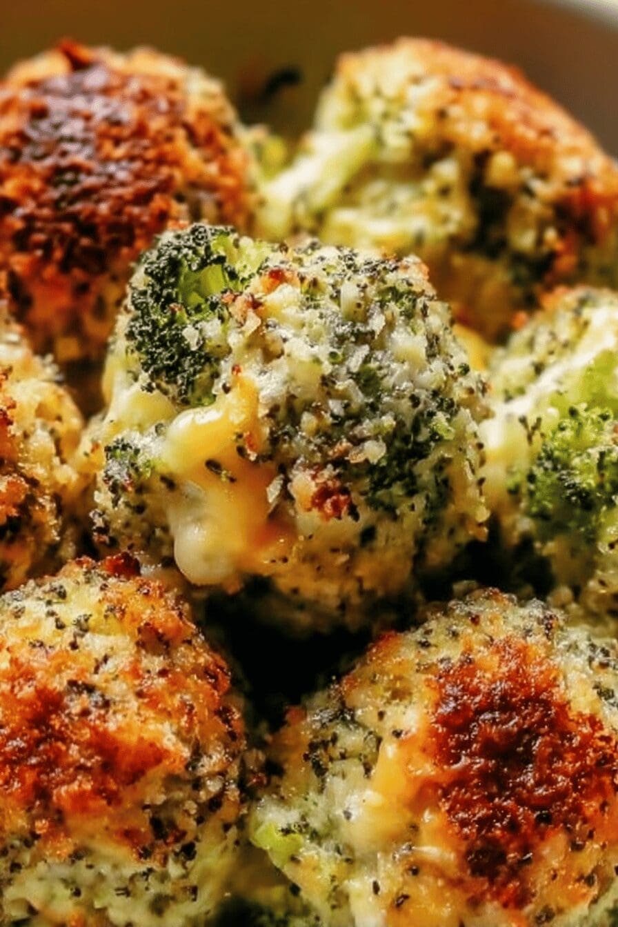 Baked Broccoli Cheese Balls