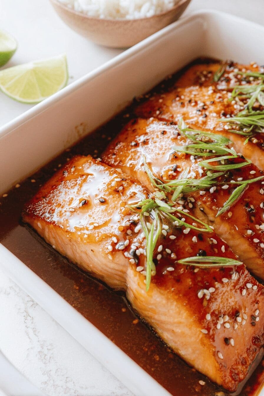 Brown Sugar Glazed Salmon