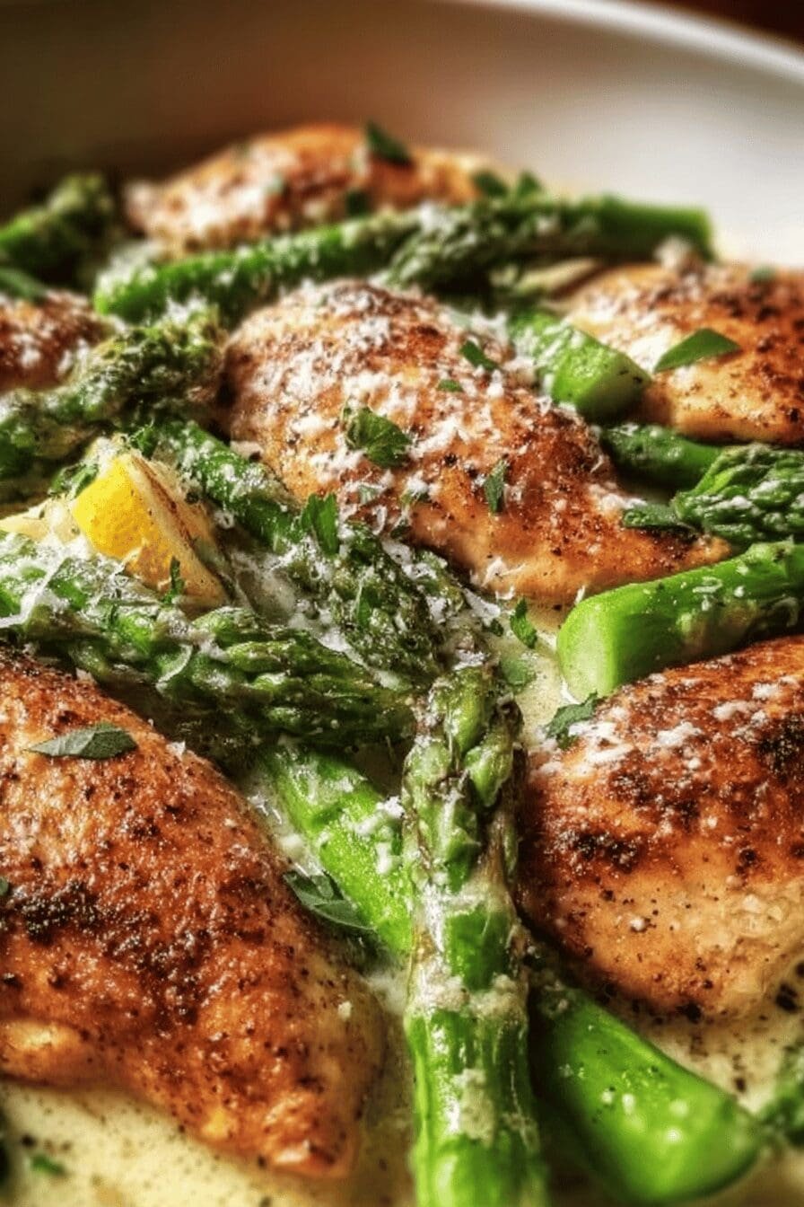 Caesar Chicken Asparagus