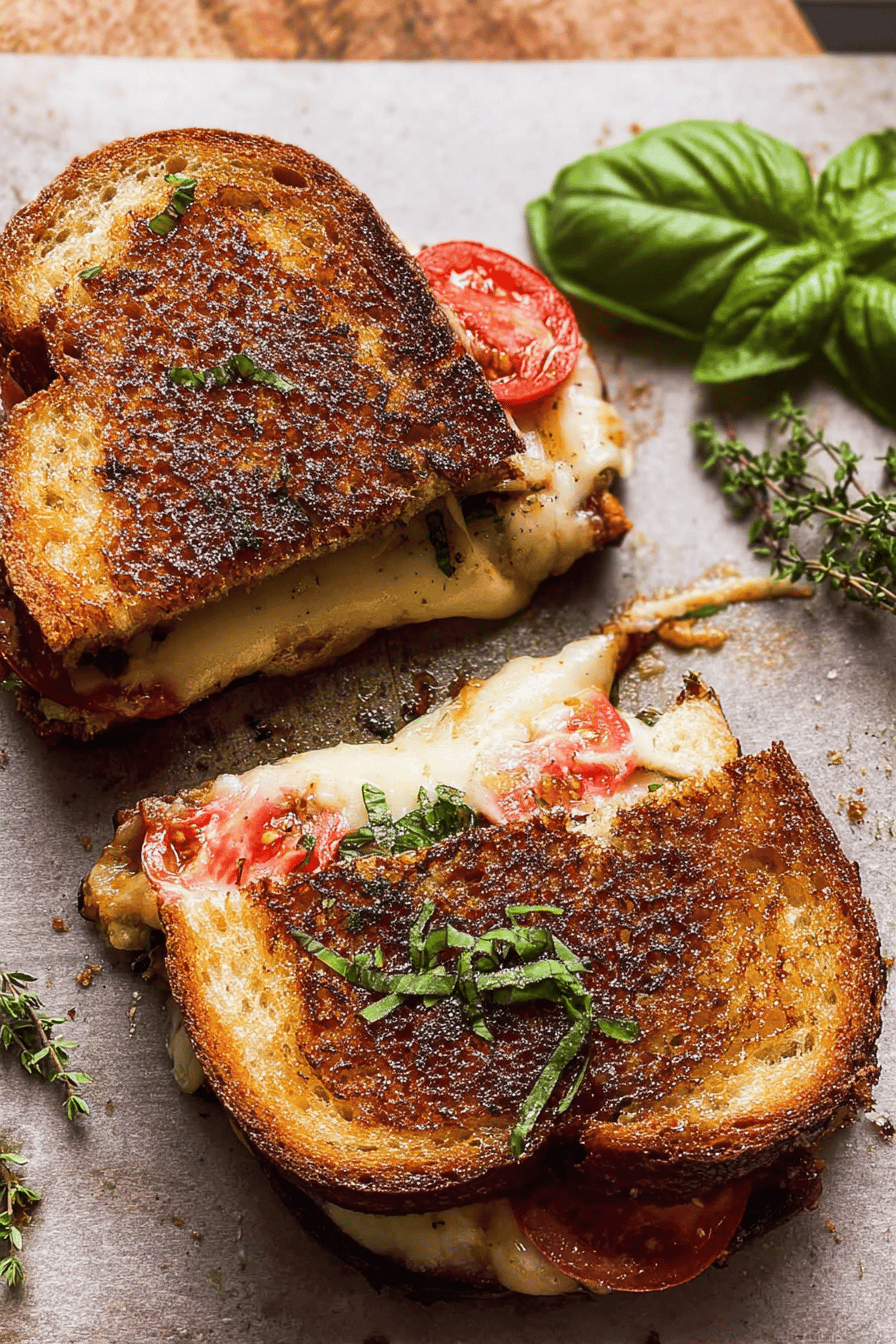 Caprese Grilled Cheese
