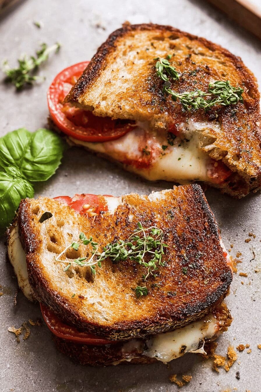 Caprese Grilled Cheese