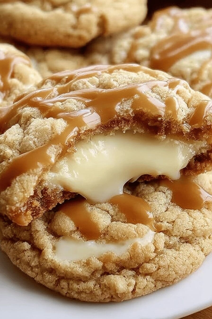 Caramel Cheesecake Cookies