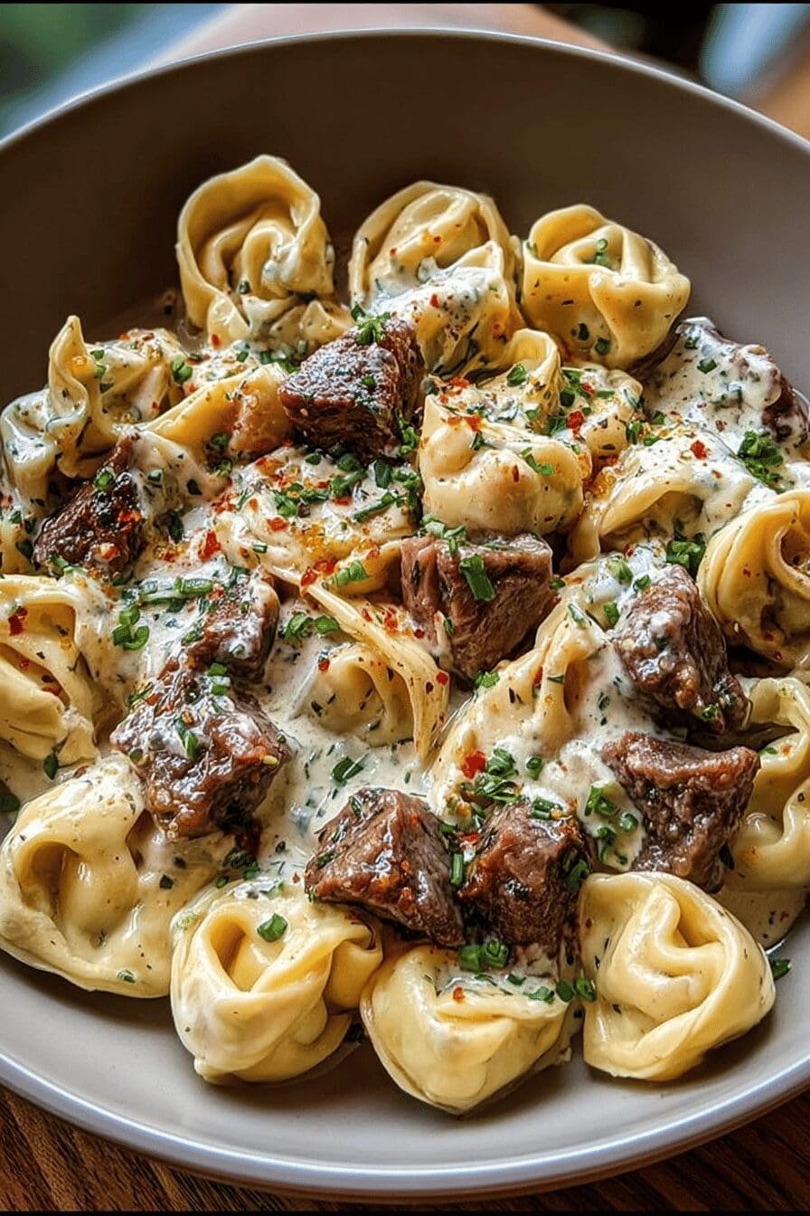 Cheesesteak Tortellini