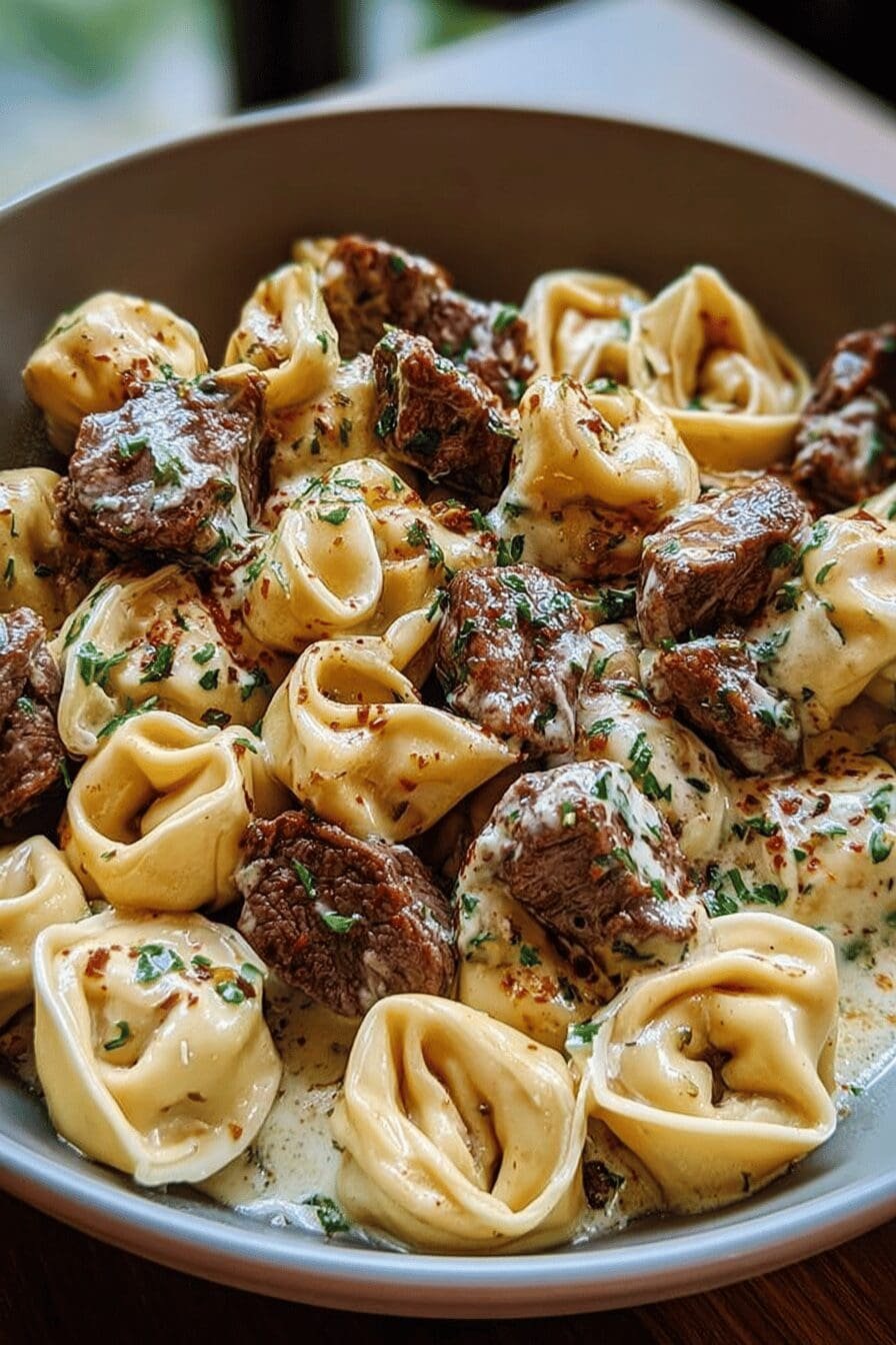 Cheesesteak Tortellini