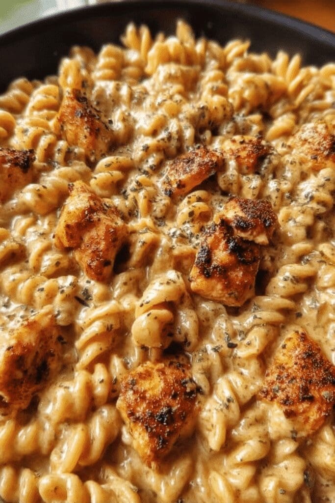 Cheesy Cajun Garlic Chicken Rotini Skillet 17.png
