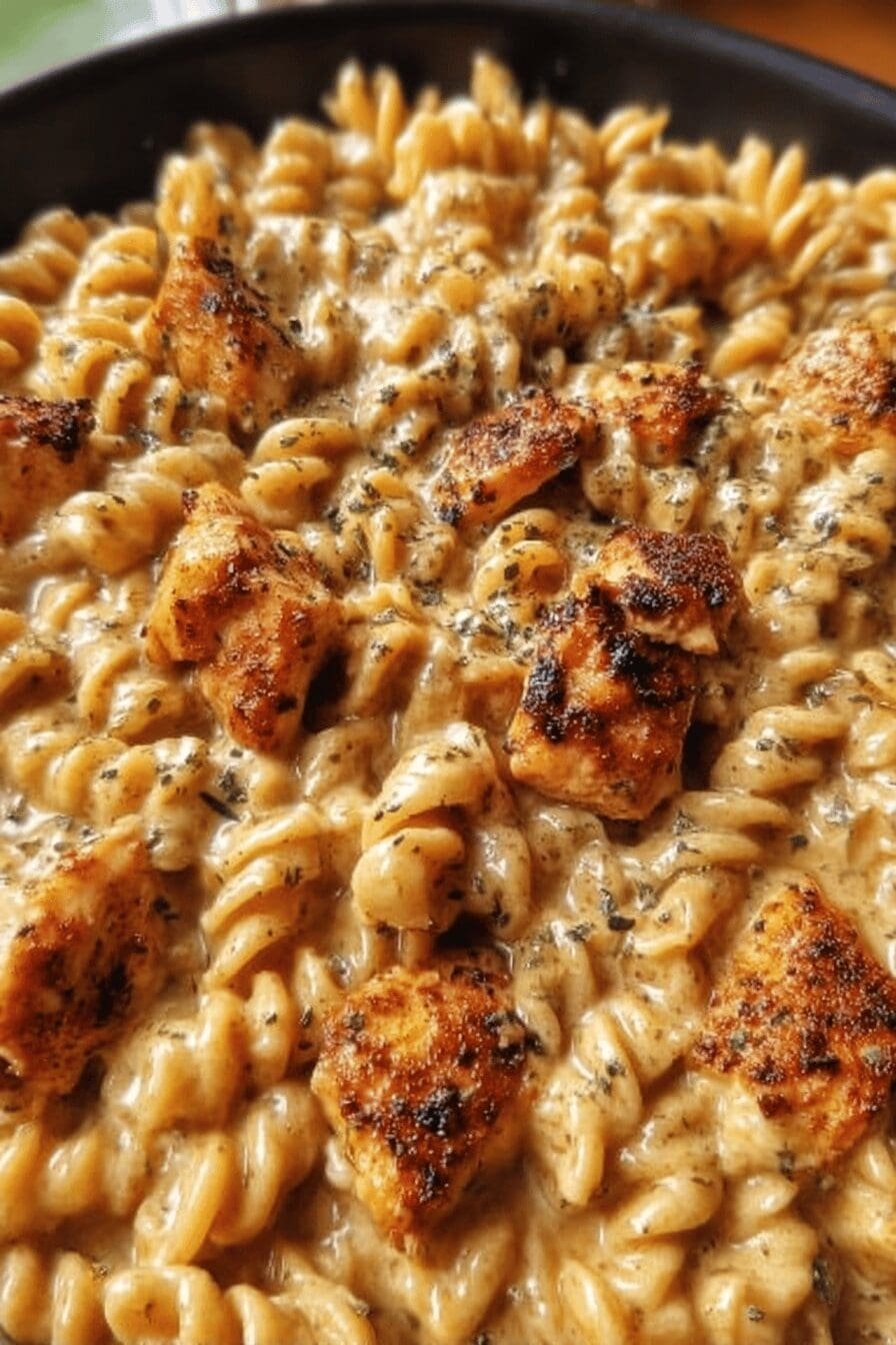 Cheesy Cajun Garlic Chicken Rotini Skillet 17.png