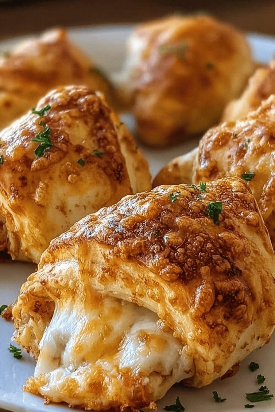 Cheesy Chicken Crescent Rolls