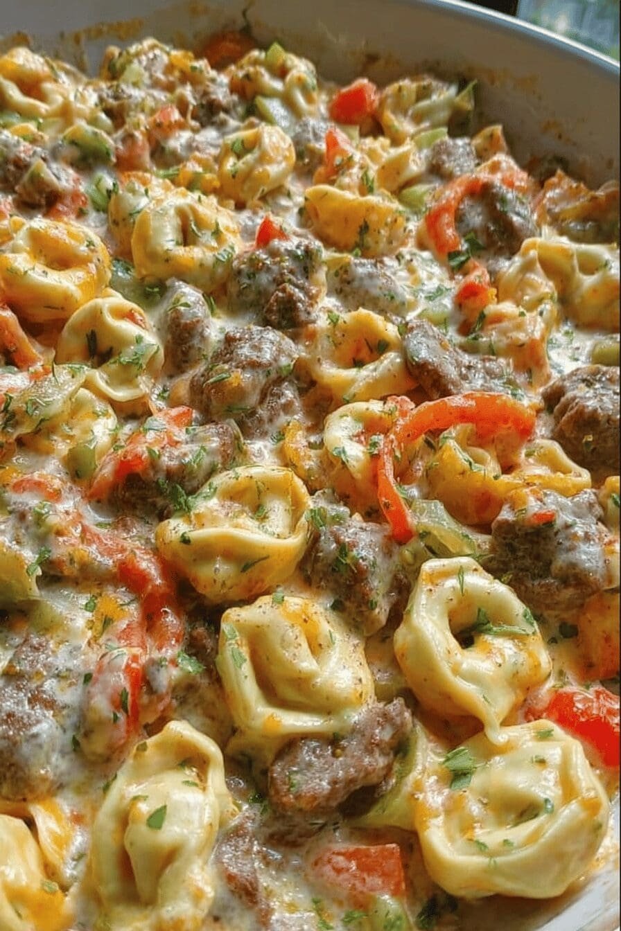 Cheesy Philly Steak Tortellini Skillet 77.png