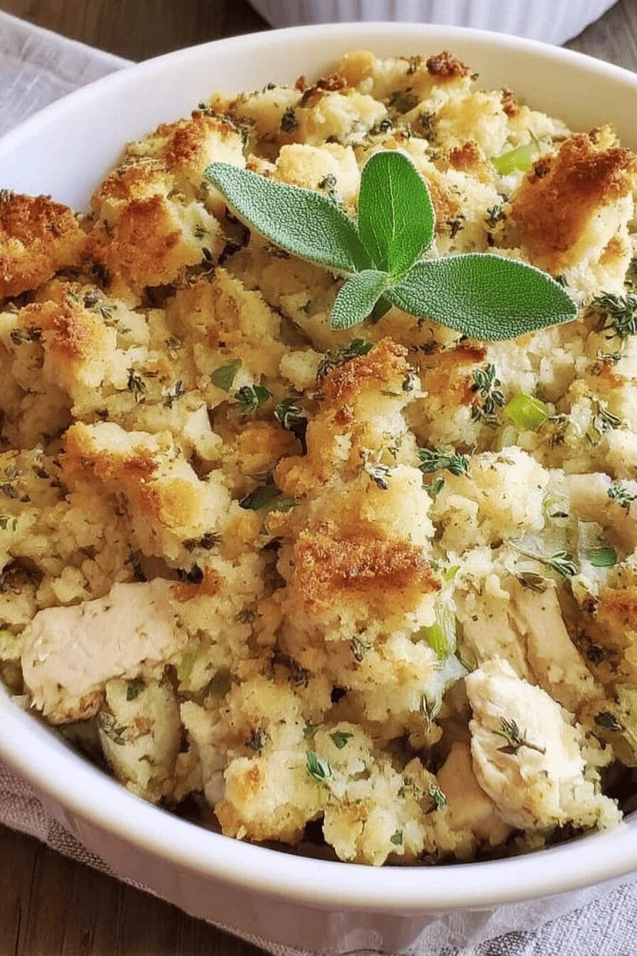 Chicken And Dressing Casserole