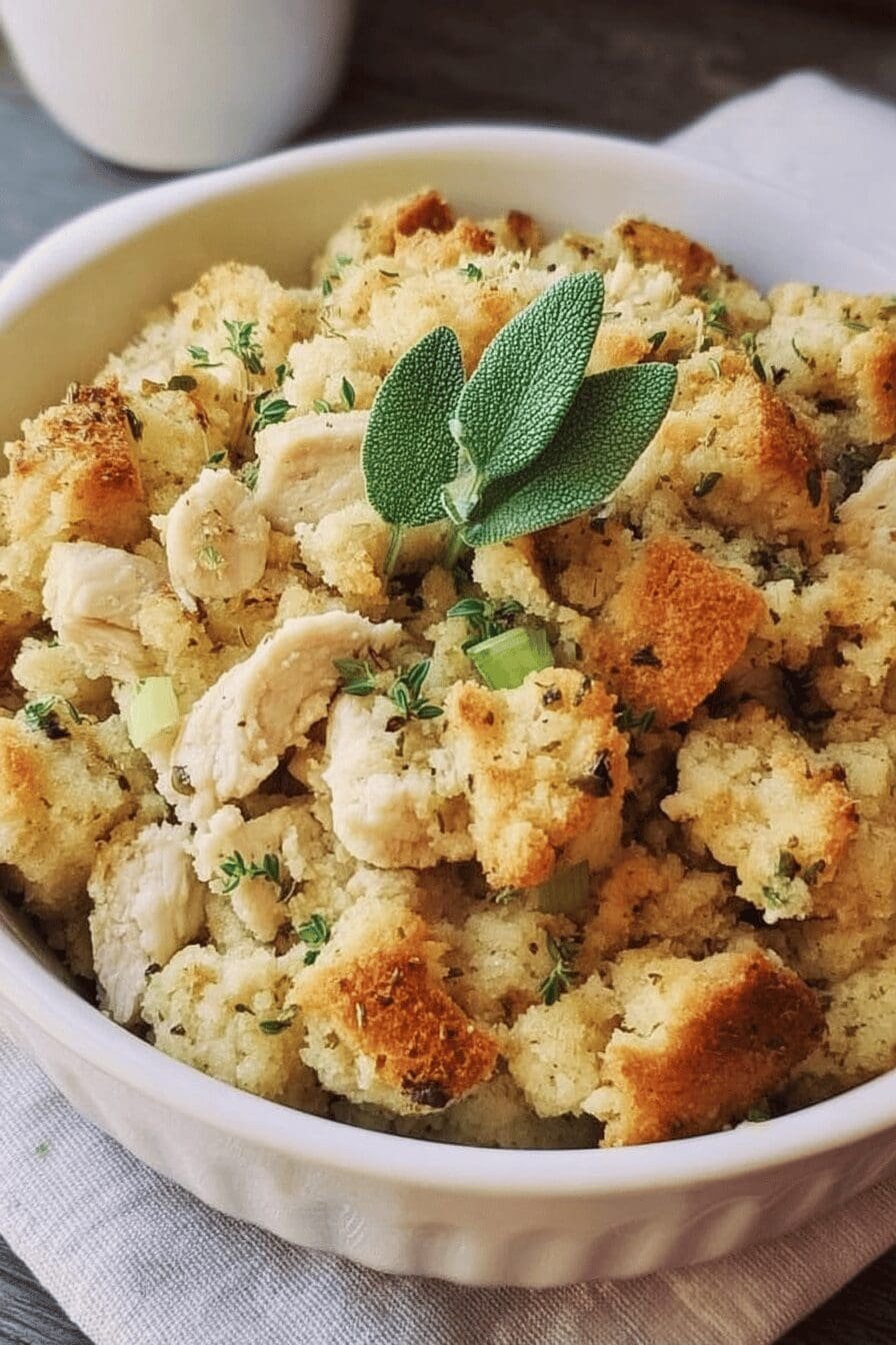 Chicken And Dressing Casserole