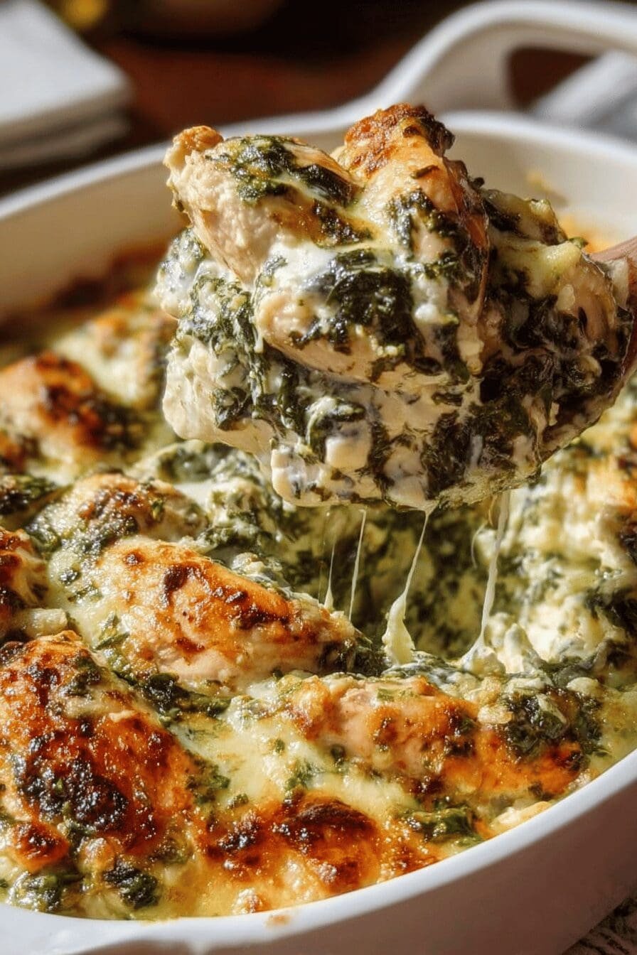 Chicken And Spinach Casserole