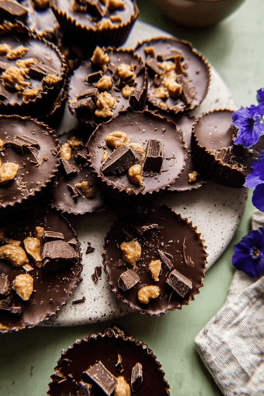 Chocolate Peanut Butter Yogurt Cups