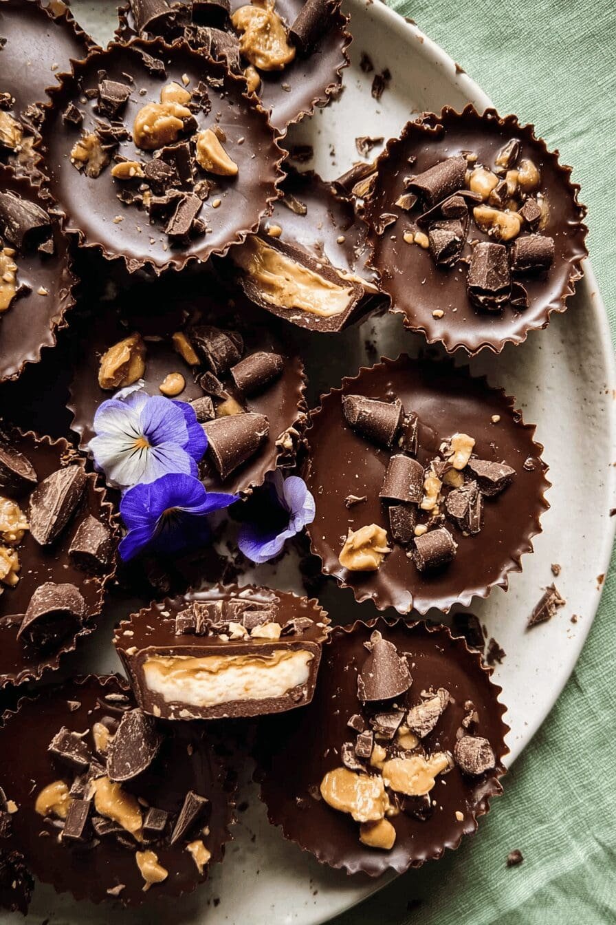 Chocolate Peanut Butter Yogurt Cups