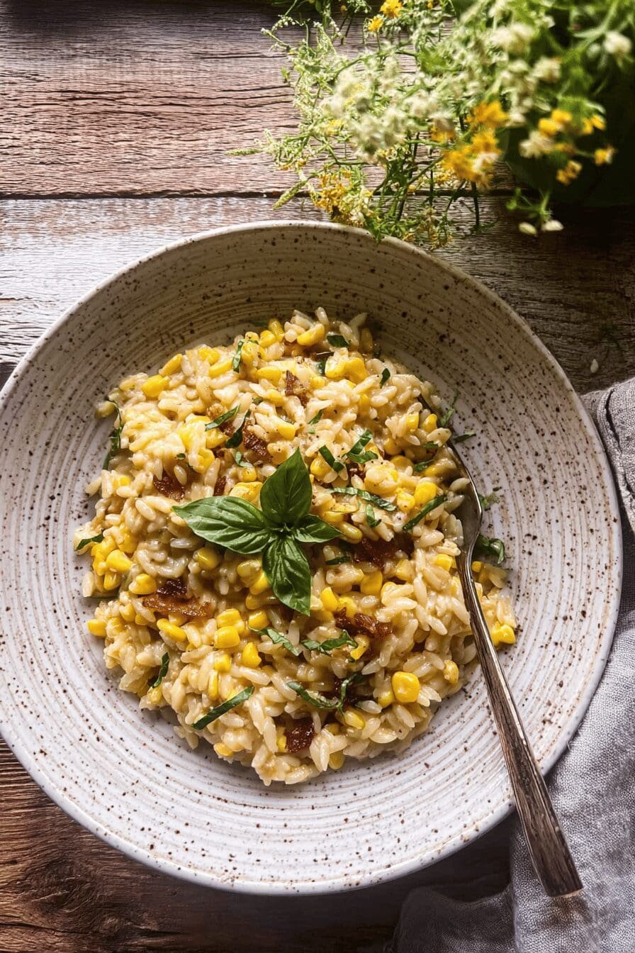 Creamed Corn Orzo