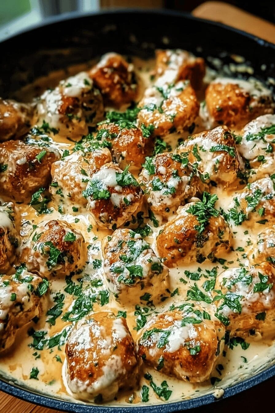 Creamy Garlic Butter Chicken Skillet