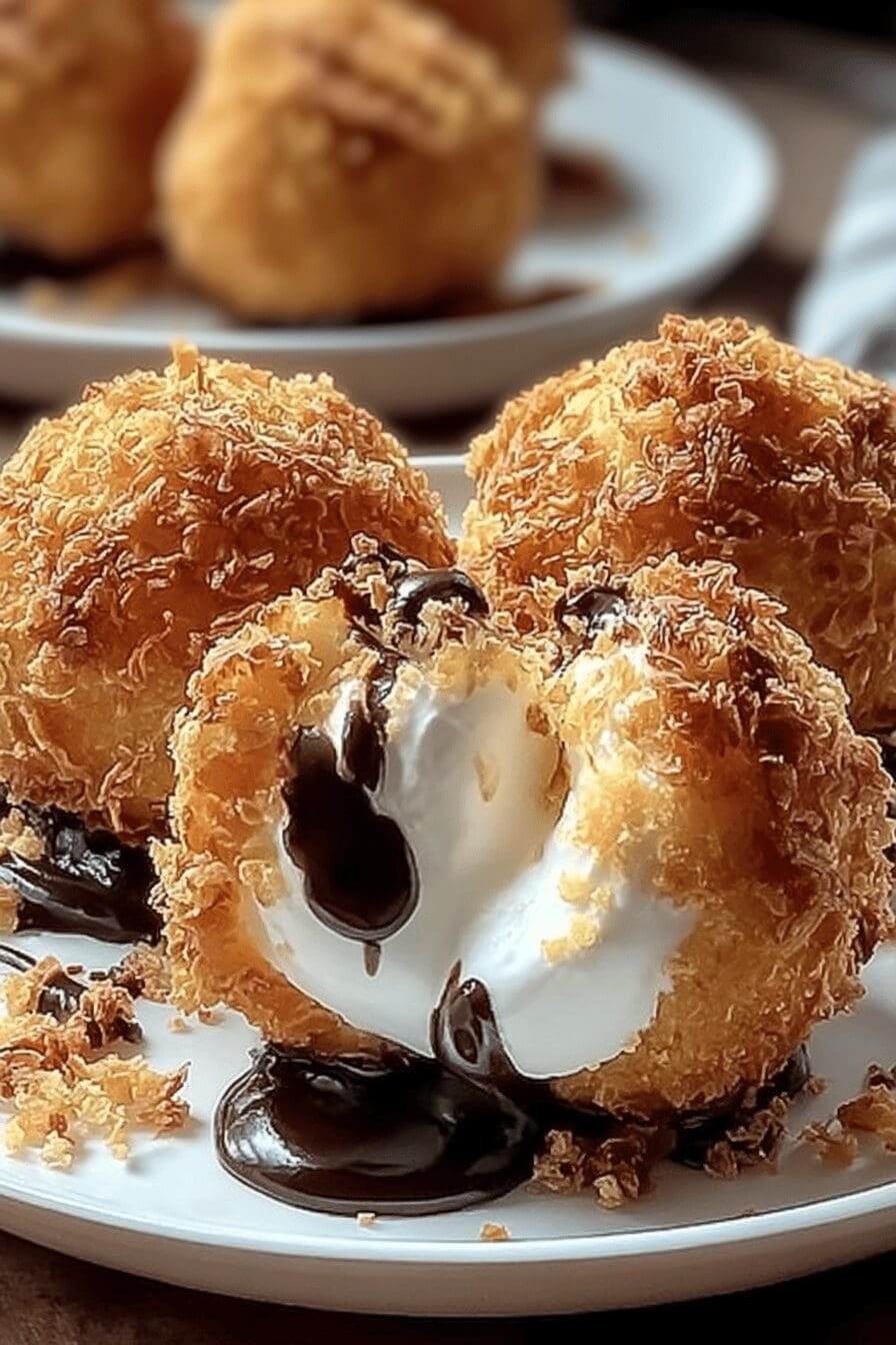 Crispy Fried Smores Bombs